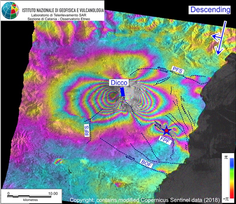 Analisi interferometrica dei dati Sentinel-1 Etna 22-28/12/18: relazione preliminare