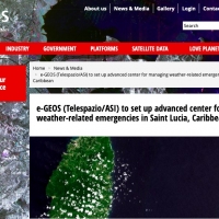 Un centro avanzato per la gestione delle emergenze meteorologiche a Saint Lucia, nei Caraibi da e-GEOS