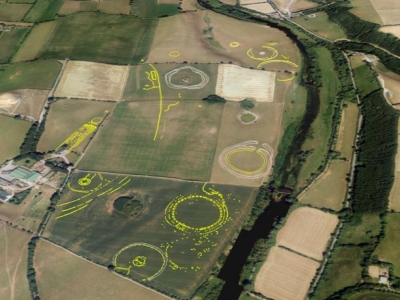 Le fotografie aeree di Bluesky rivelano siti archeologici nascosti scoperti da droni