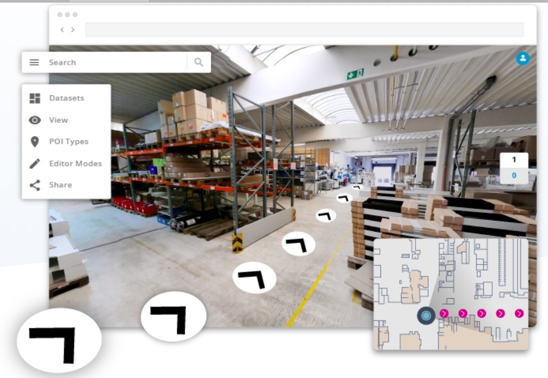 Convertire i point cloud da laser scanner in edifici 3D interattivi e completamente immersivi online