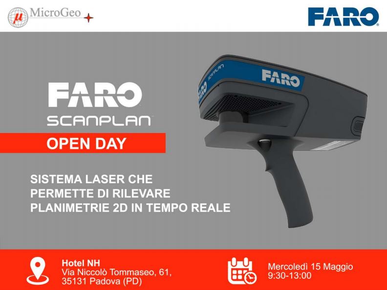 ScanPlan il laser per realizzare planimetrie 2D in tempo reale, open day il 15 Maggio