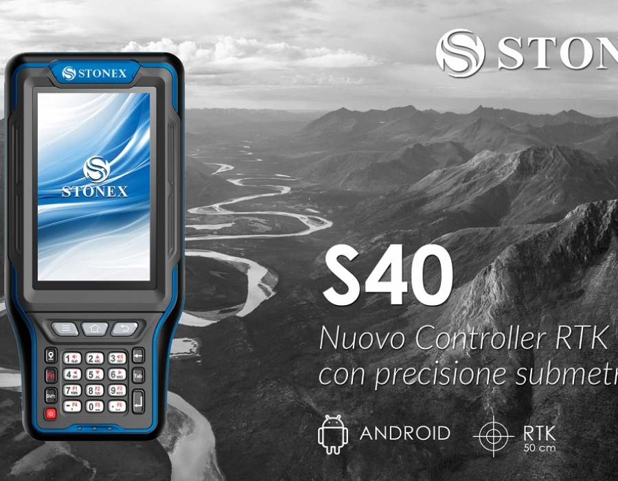 Nuovo Controller RTK Stonex S40: posizionamento fino a 50 centimetri di precisione