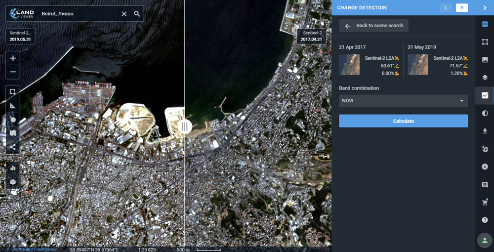 Beirut Lebanon change detection2