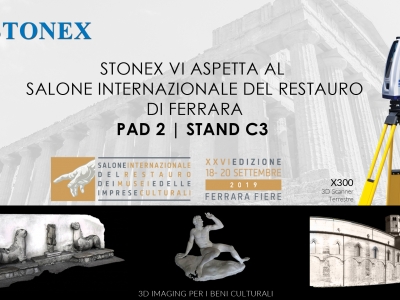 Stonex al Salone Internazionale del Restauro, dei Musei e delle Imprese Culturali di Ferrara