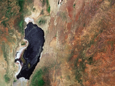 ESA - Immagine della settimana: Lago Natron (13 ottobre 2019)