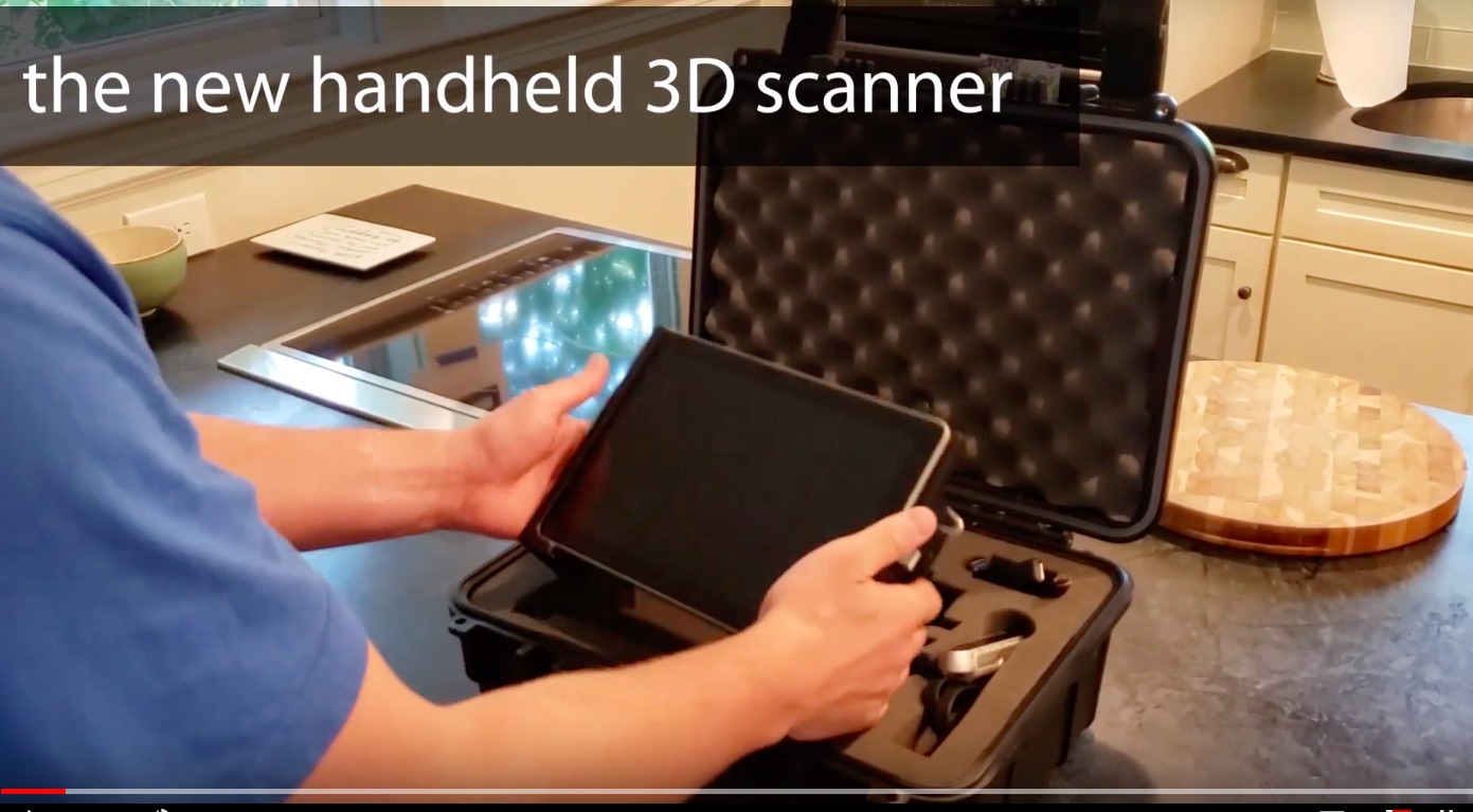  Scanner 3d portatile DPI-10: puoi acquisire anche alla luce diretta del sole!
