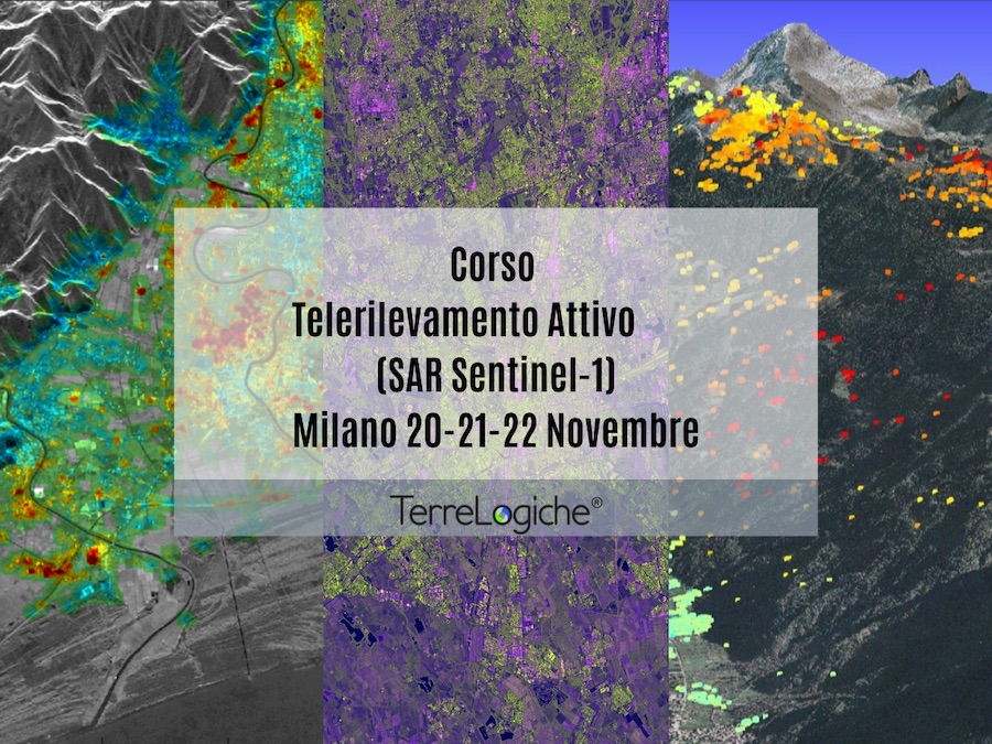 Save the date: a Milano, il 20-21-22 novembre, un nuovo appuntamento con il corso “Telerilevamento Attivo con dati SAR della costellazione Sentinel-1”