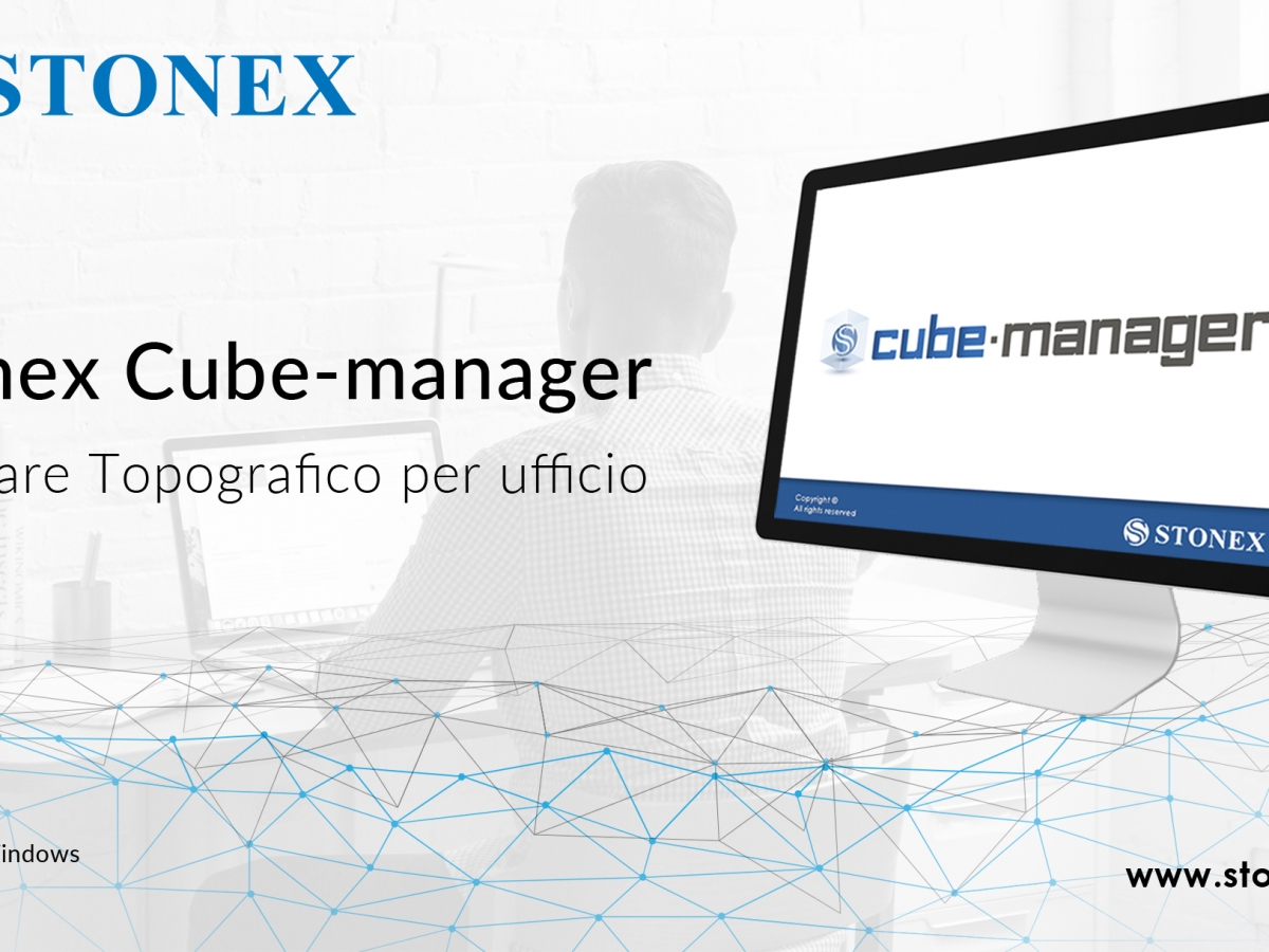 Stonex Cube-manager – Software Topografico da ufficio