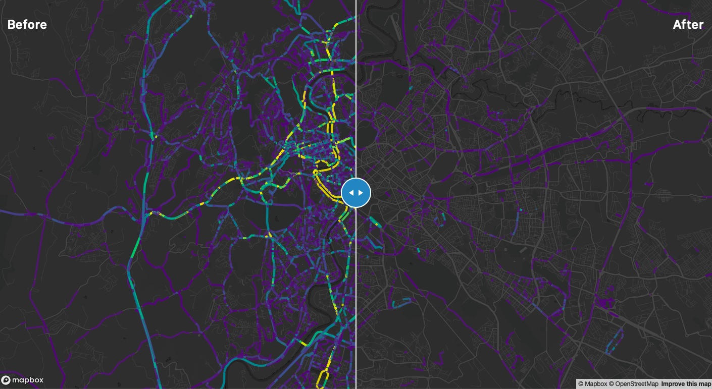 Le mappe del traffico a Roma e nel mondo