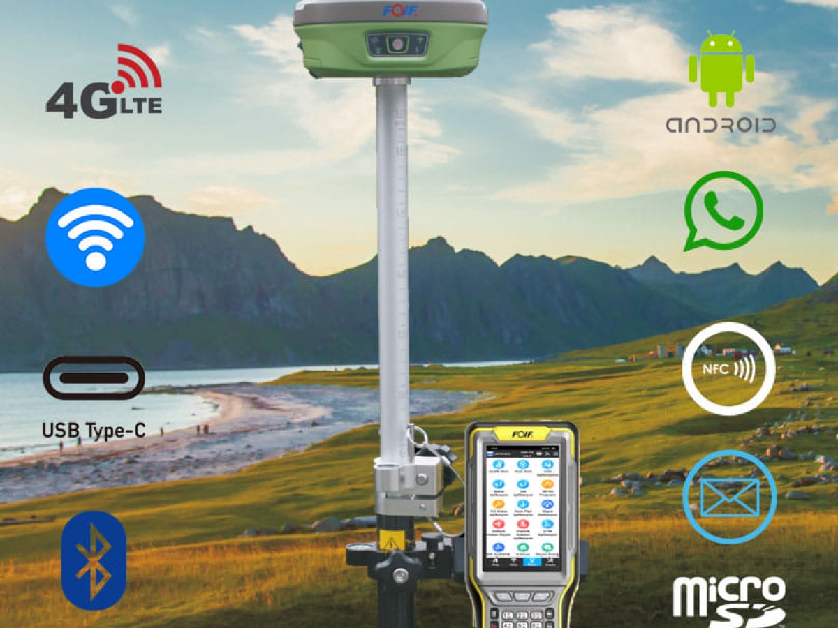 VIDALASER: ricevitore GNSS FOIF mod. A90 Omnistar, Trimble RTX