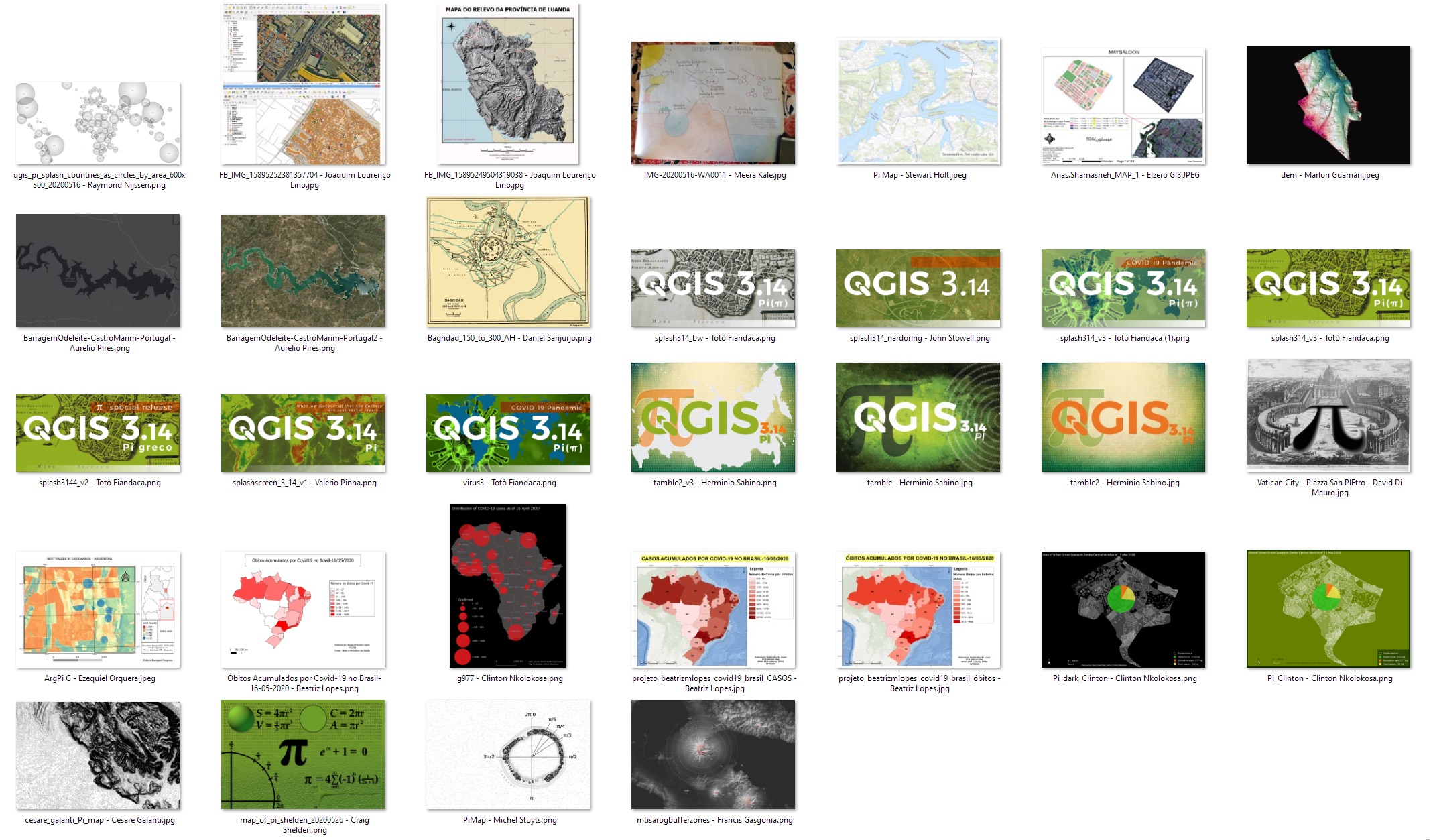 map contest submissions