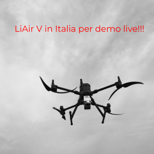 LIDAR ITALIA presenta LiAirV: la soluzione Lidar per UAV