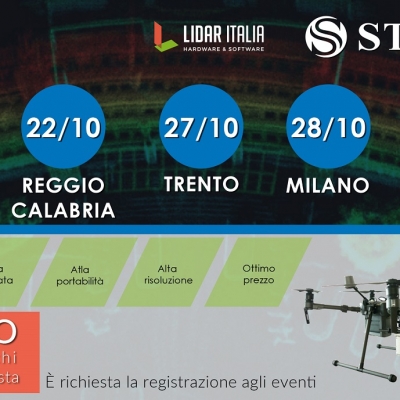 Stonex e Lidar Italia organizzano Demo Live di Soluzioni Lidar