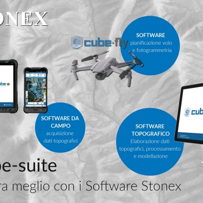 Stonex Cube-suite: Lavora meglio con i Software Stonex