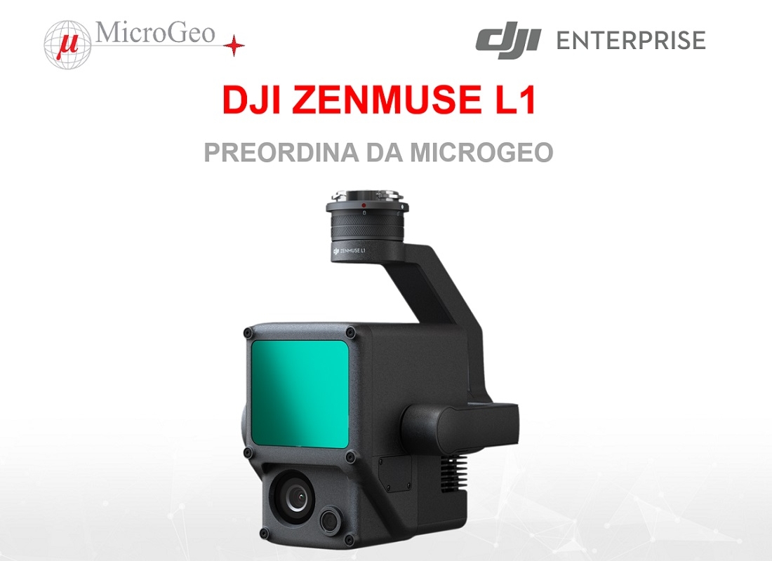 DJI ZENMUSE L1: preordina da Microgeo