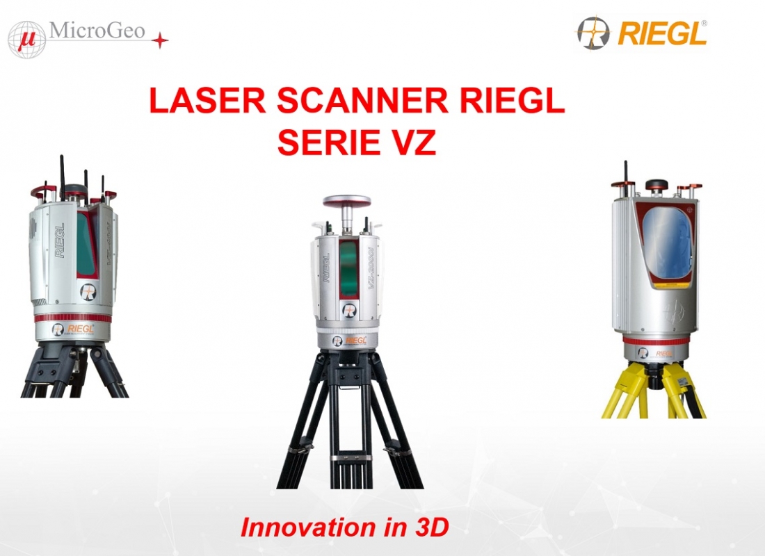 Laser Scanner RIEGL Serie VZ: Innovation in 3D