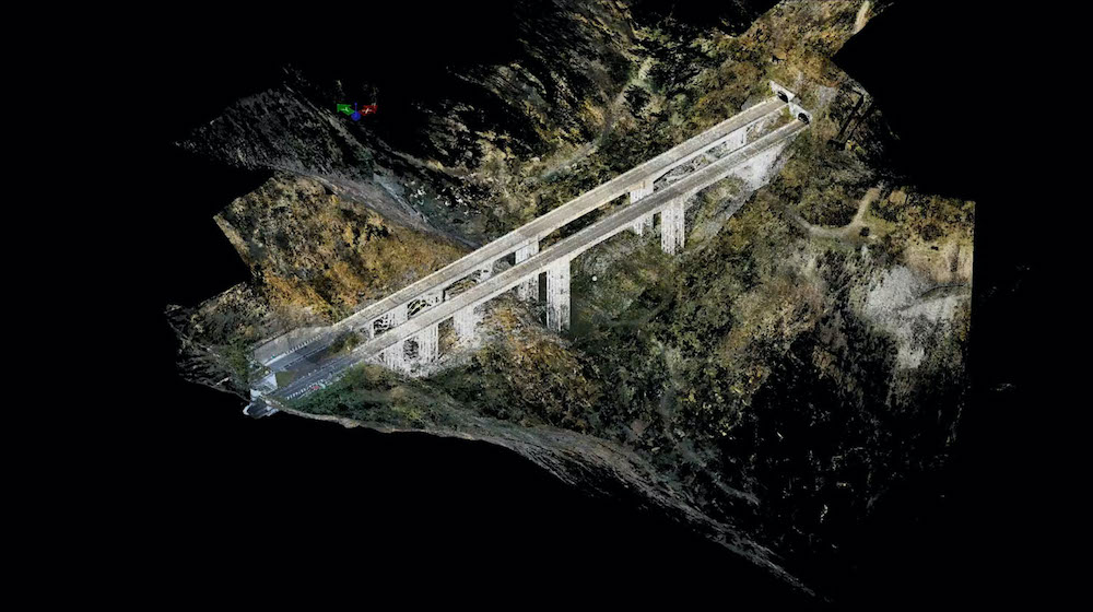 Intelligenza artificiale, Digital Twins, rilievo laser scanner e da droni per le infrastrutture di Autostrade