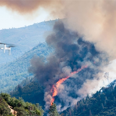 Perimetrazione automatica di incendi con drone equipaggiato con sensore specifico