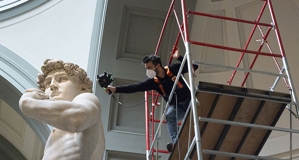 Hexagon Italia sponsorizza una copia digitale del David di Michelangelo per expo Dubai 2020