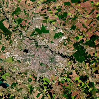 ESA - Immagine della settimana: Bucarest, Romania (11 aprile 2021)