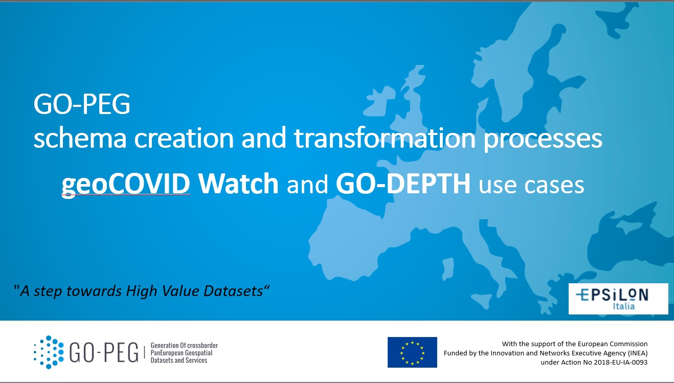 Highlights dal Workshop “Schema creation and transformation processes, a step towards High-Value Datasets” del Progetto GO-PEG