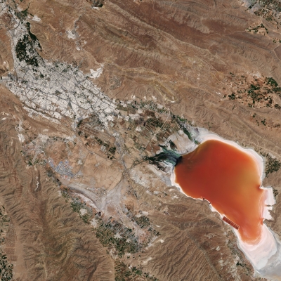 ESA - Immagine della settimana:  Lago Maharloo (17 settembre 2021)