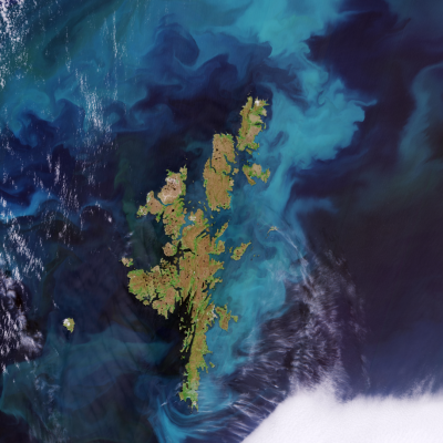 ESA - Immagine della settimana:  Isole Shetland (07 novembre 2021)