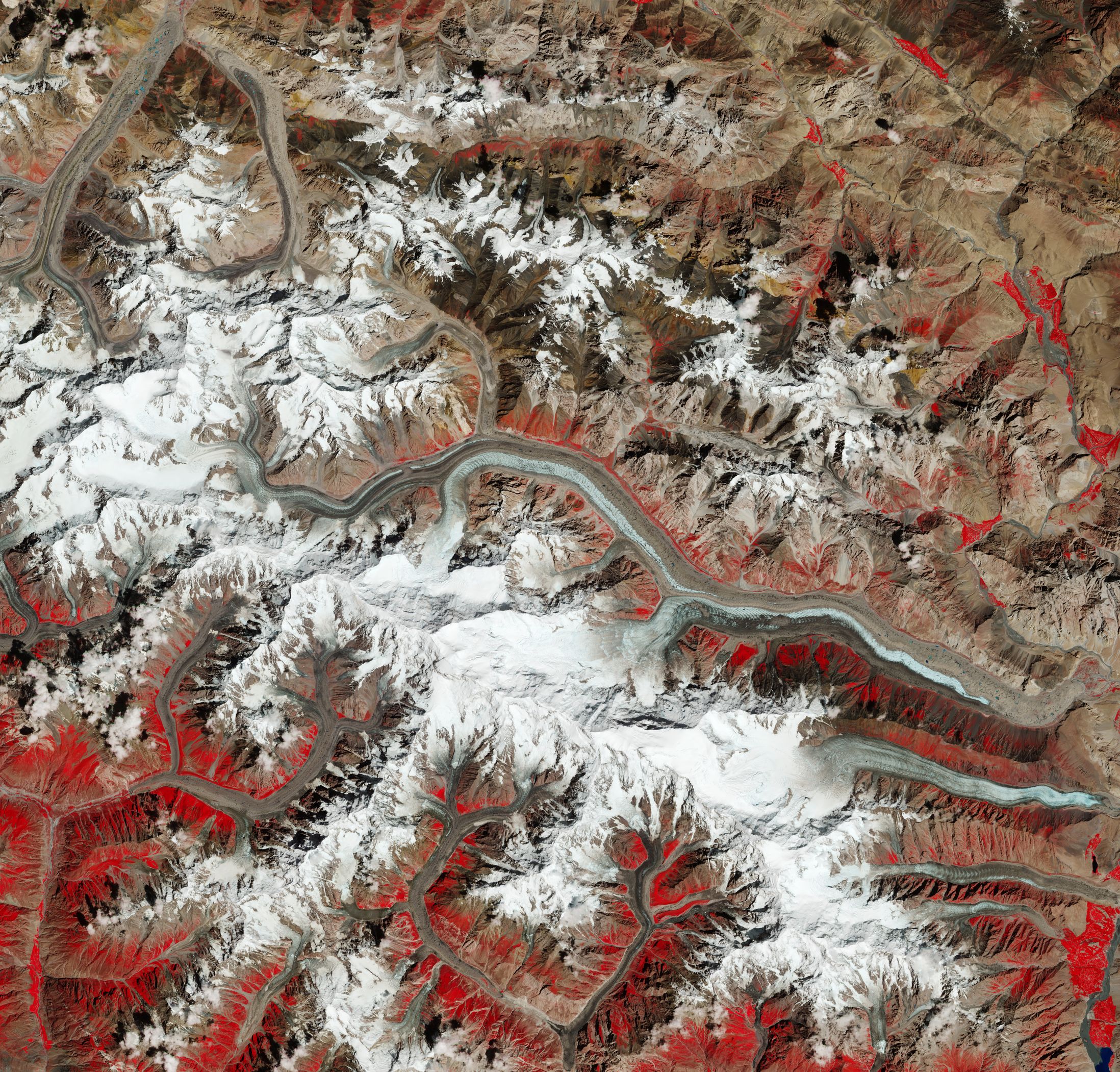 ESA - Immagine della settimana:  Ghiacciaio Batura, Pakistan (06 febbraio2022)