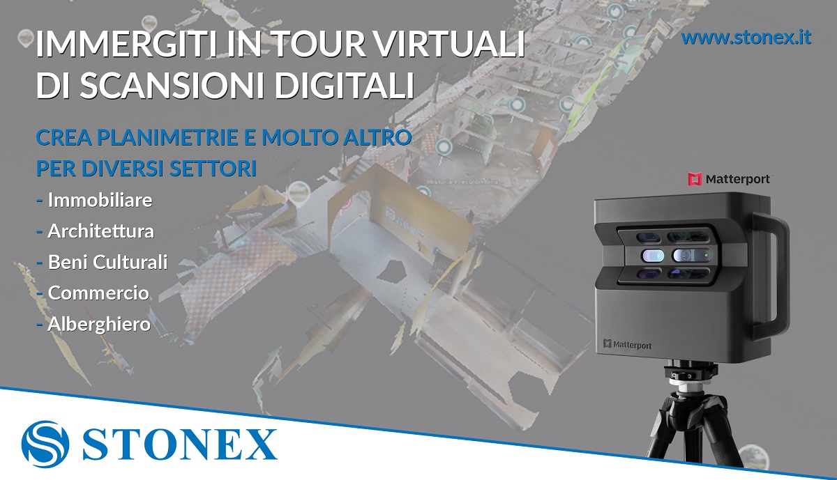 Stonex – Tour virtuali in 3D con Matterport