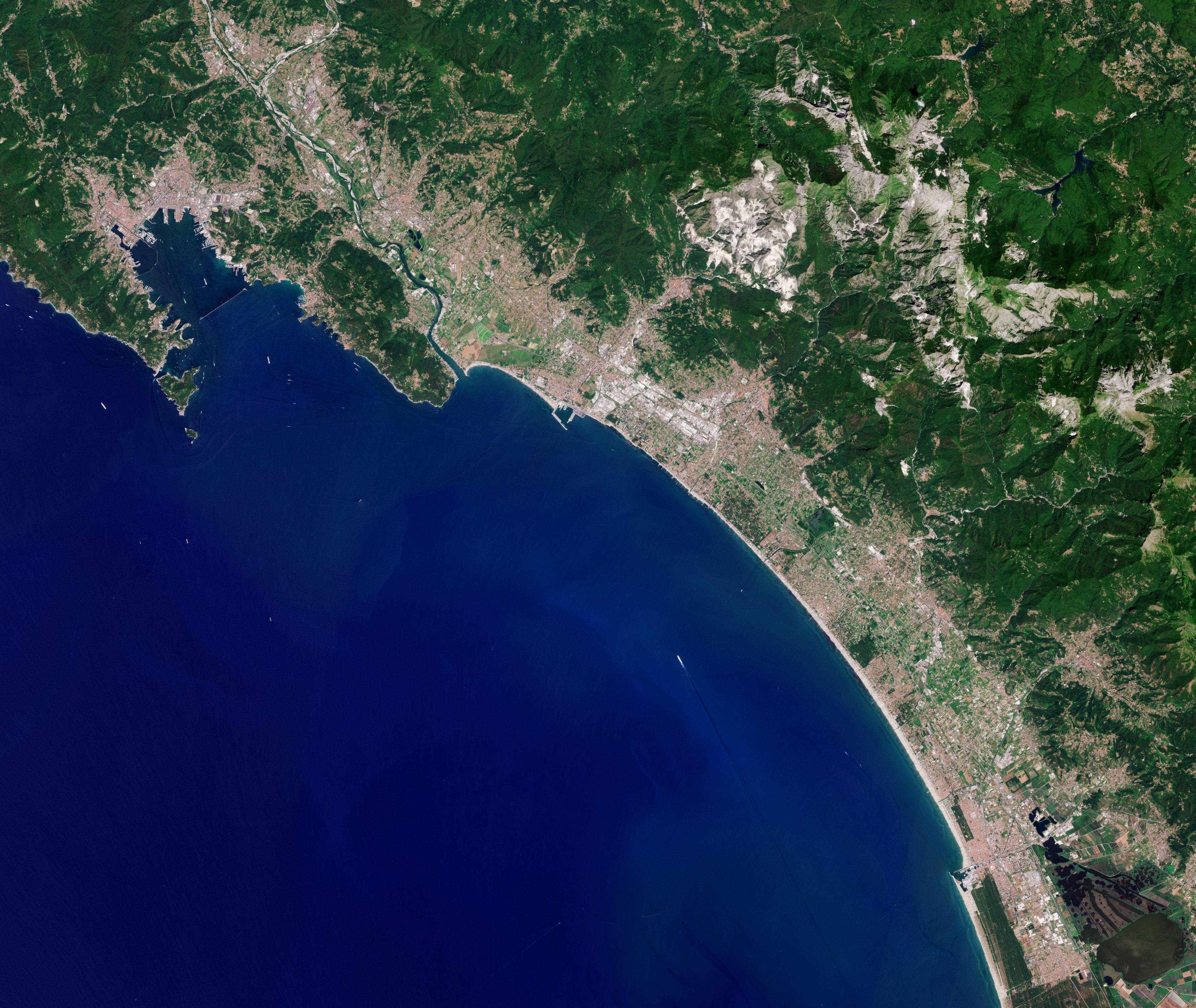 ESA - Immagine della settimana:  Carrara, Italia (27 marzo 2022)