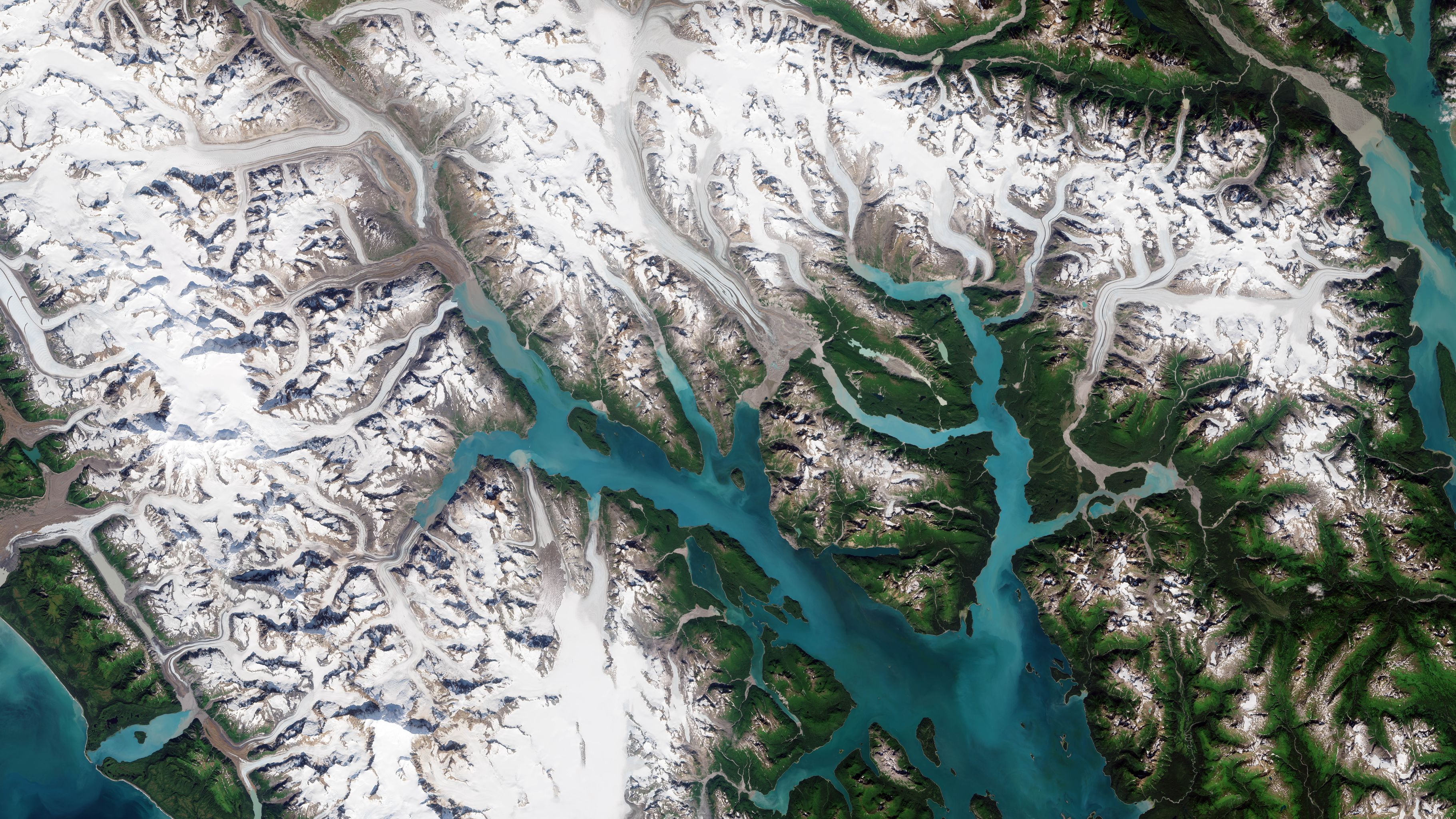 ESA - Immagine della settimana:  Baia dei Ghiacci, Alaska (19 giugno 2022)