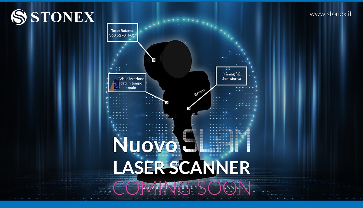 Nuovo Stonex SLAM Laser Scanner – Facile. Veloce. Preciso.