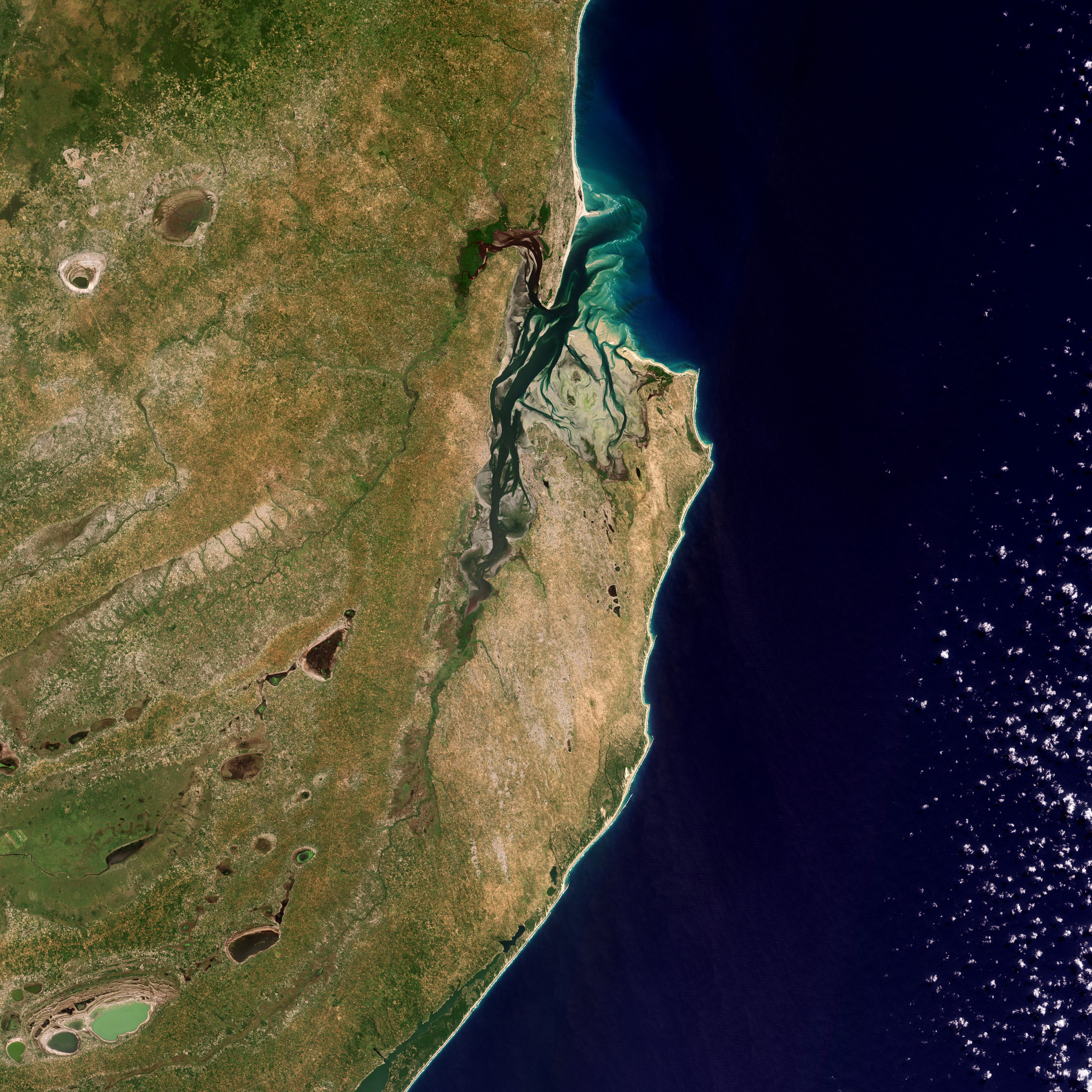 ESA - Immagine della settimana:  Baia di Inhambane, Mozambico (23 ottobre 2022)