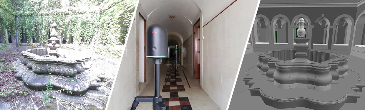  Utilizzo della cattura della realtà Leica Geosystems per pianificare la riqualificazione di un ex convento con Imaging Laser scanner BLK360 