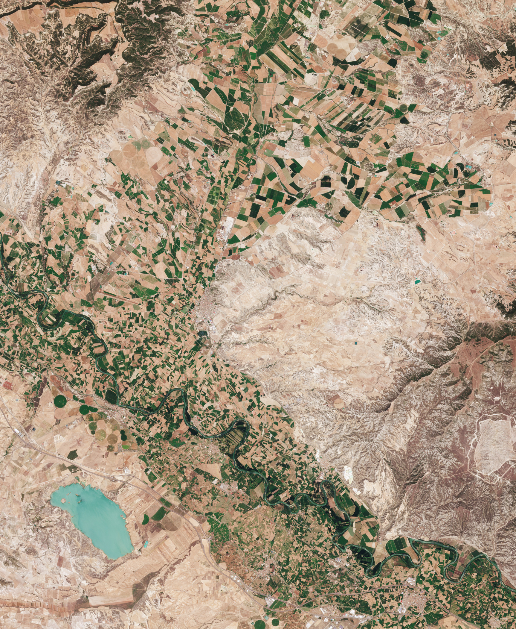 ESA - Immagine della settimana:  Saragozza, Spagna (28 novembre 2022)