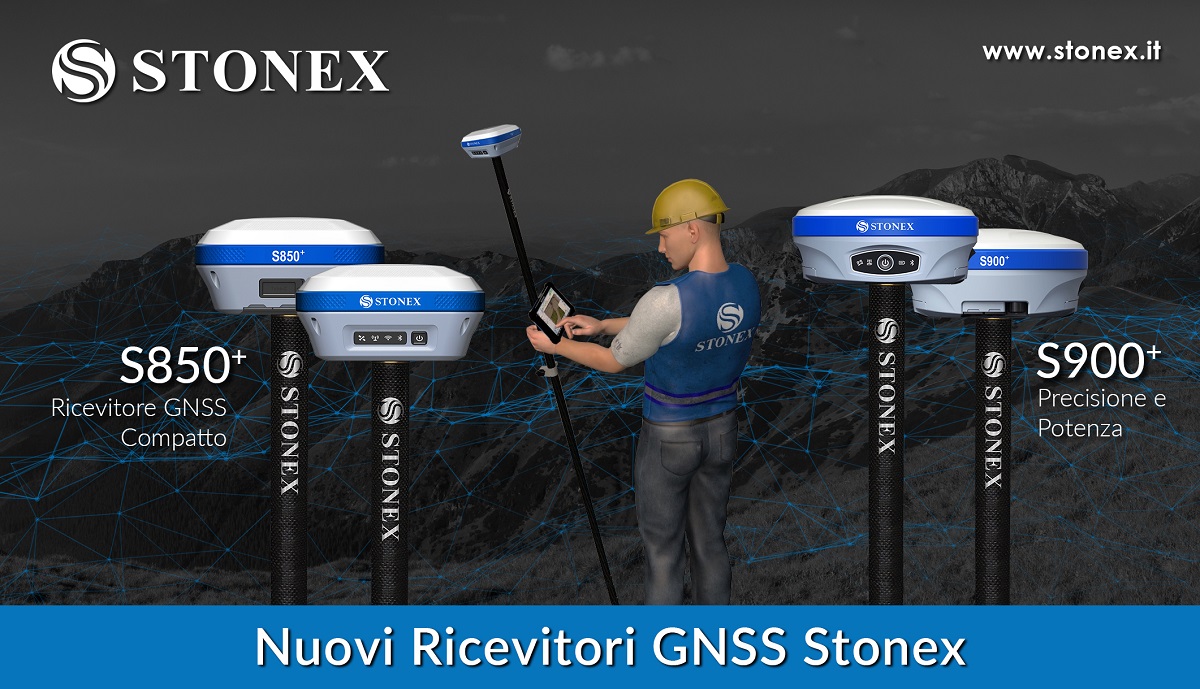 Stonex rilascia due nuovi Ricevitori GNSS: S850+ e S900+