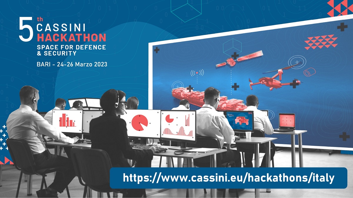CASSINI Hackathon: i migliori talenti europei si sfidano tra satelliti e intelligence.  Iscrizioni aperte per l’evento internazionale dedicato a giovani innovatori e sviluppatori. Bari tra le 10 sedi europee.