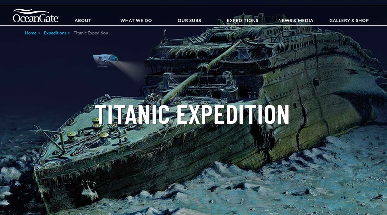 OceanGate Expedition Titan. Ai confini della fantascienza