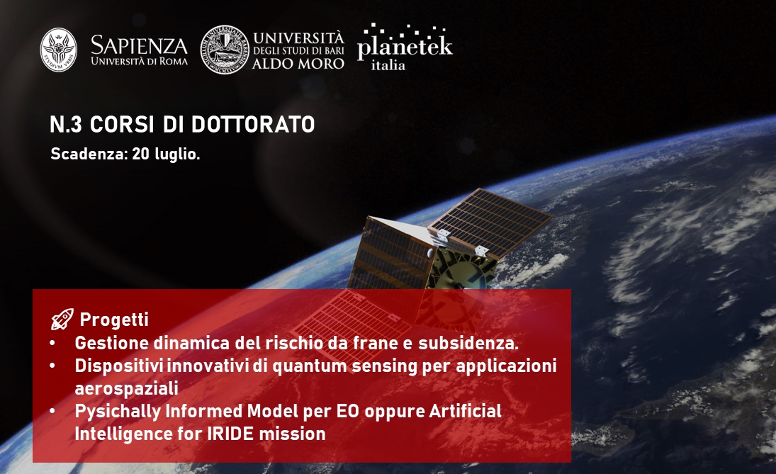 Corsi di Dottorato Nazionale in Osservazione della Terra
