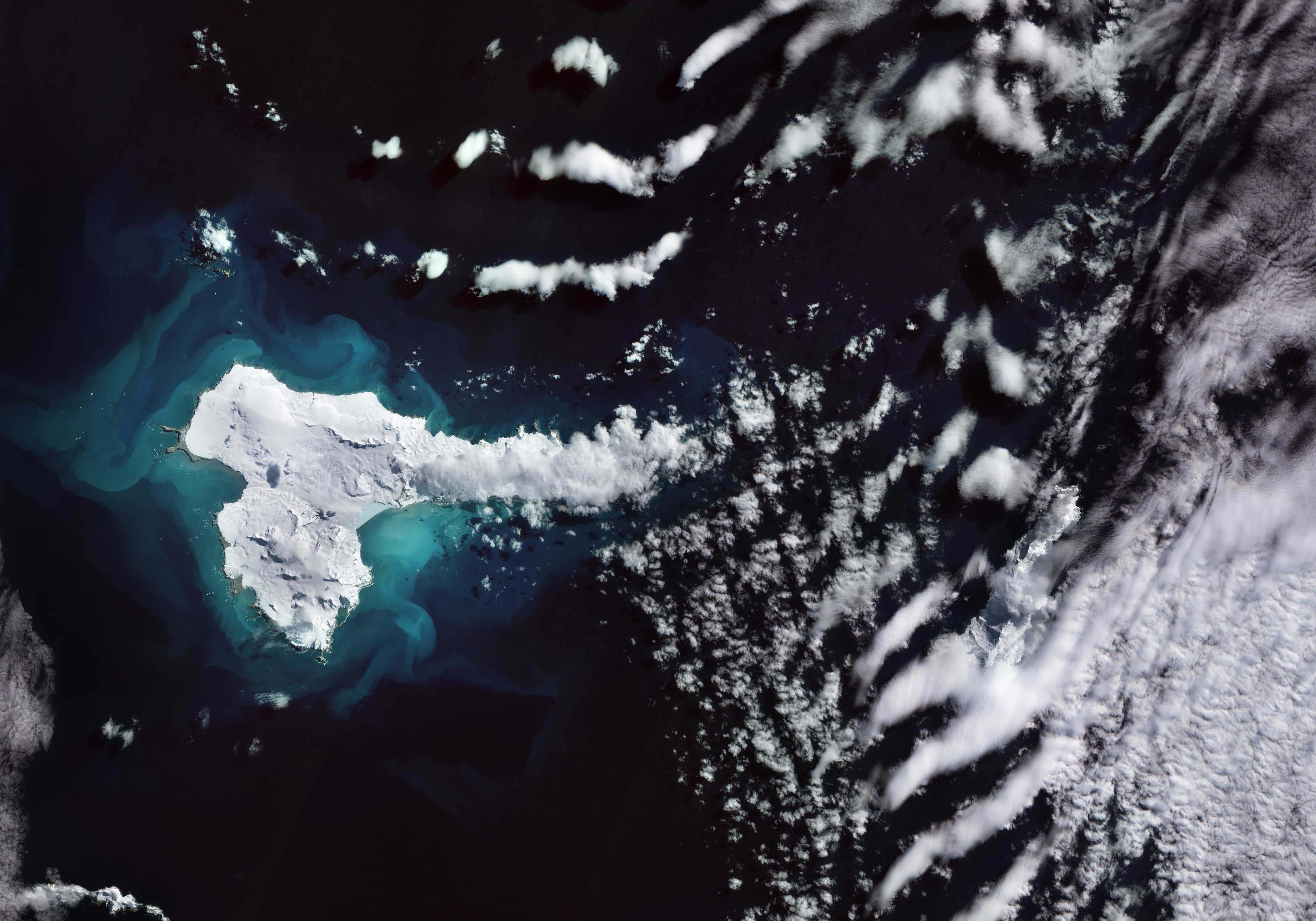 ESA - Immagine della settimana:  L'isola Elefante (29 ottobre 2023)