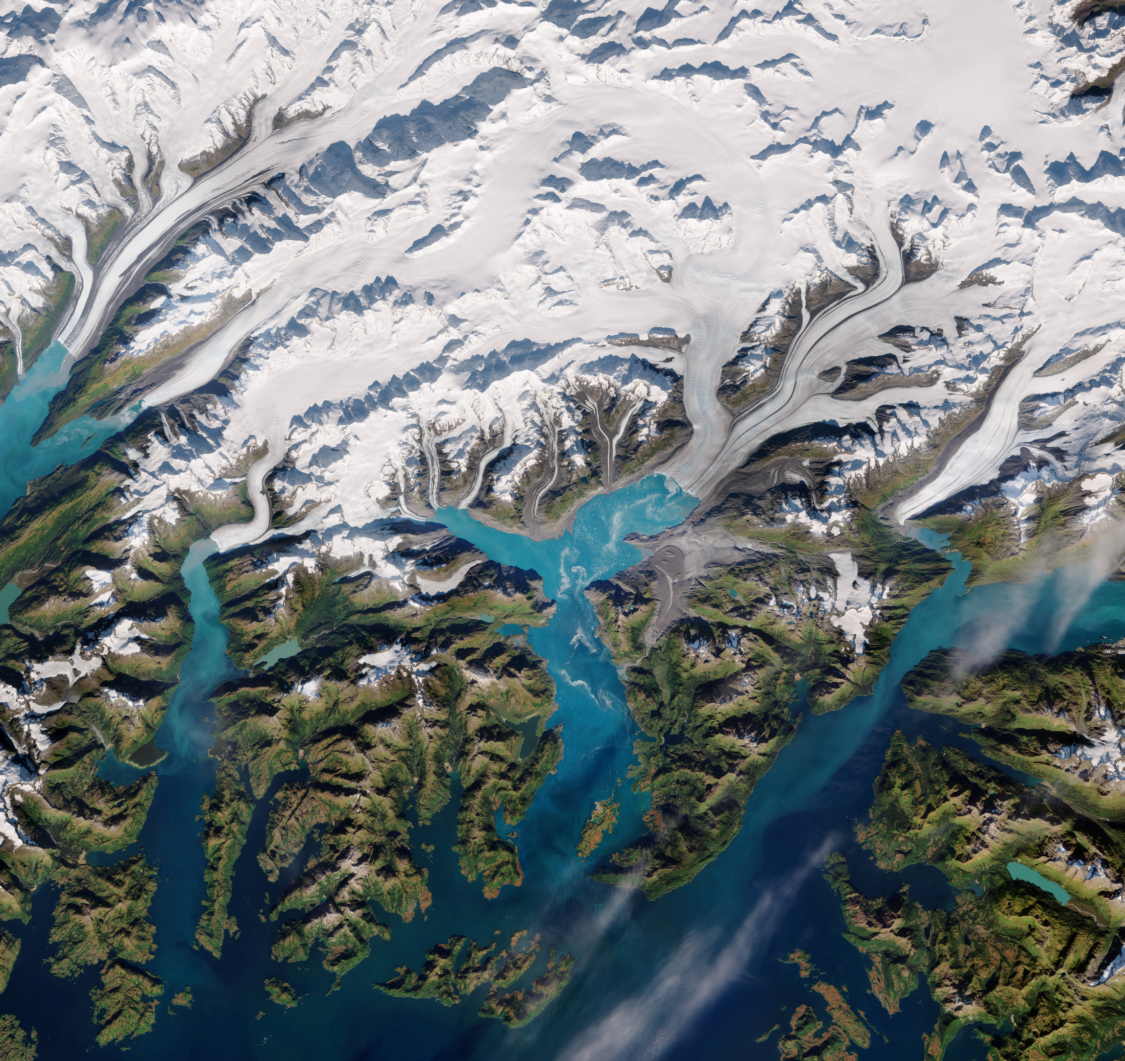 ESA - Immagine della settimana:  Ghiacciaio Columbia, Alaska  (22 gennaio 2024)