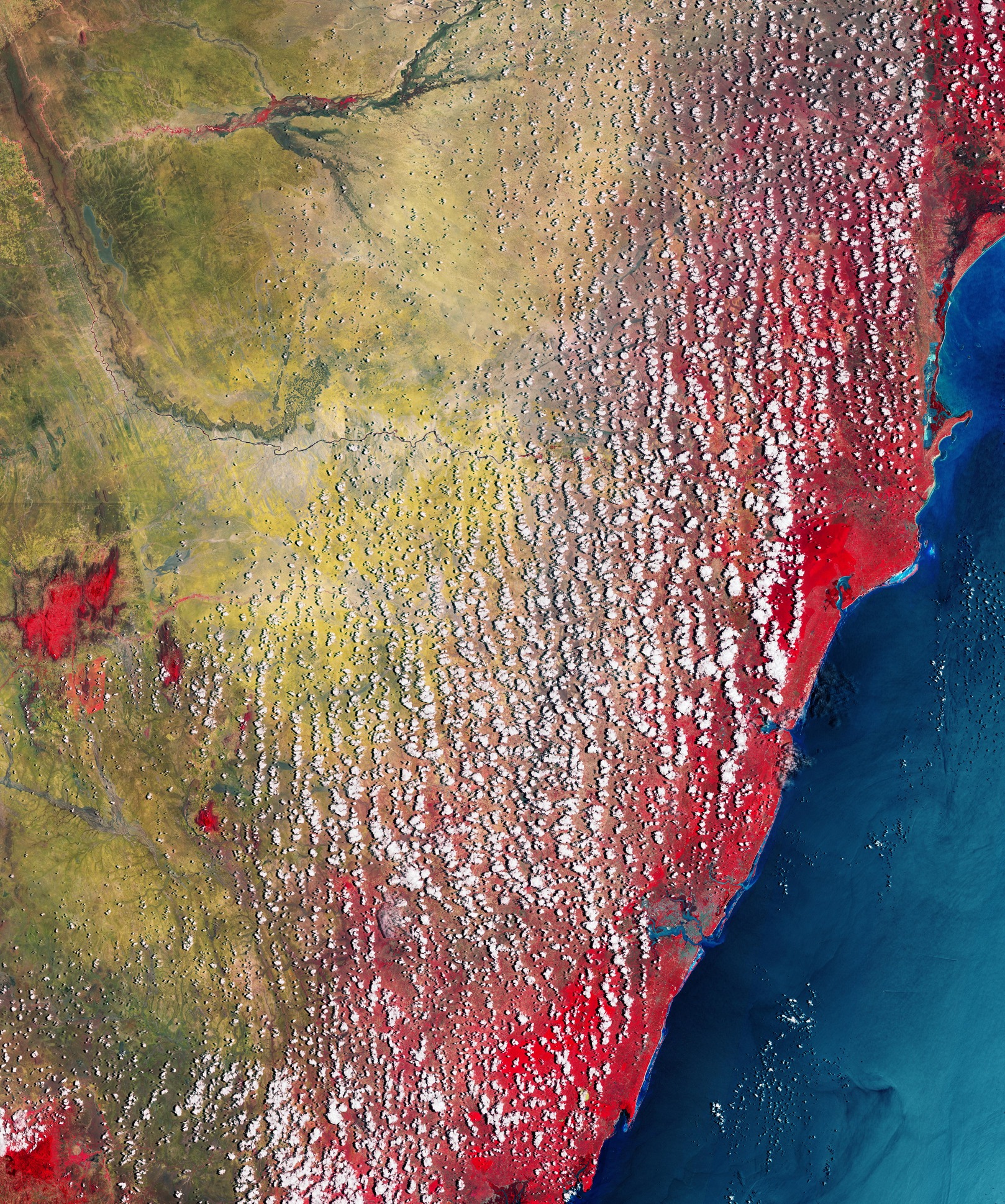 ESA - Immagine della settimana:  Sud-est del Kenya (24 marzo 2024)