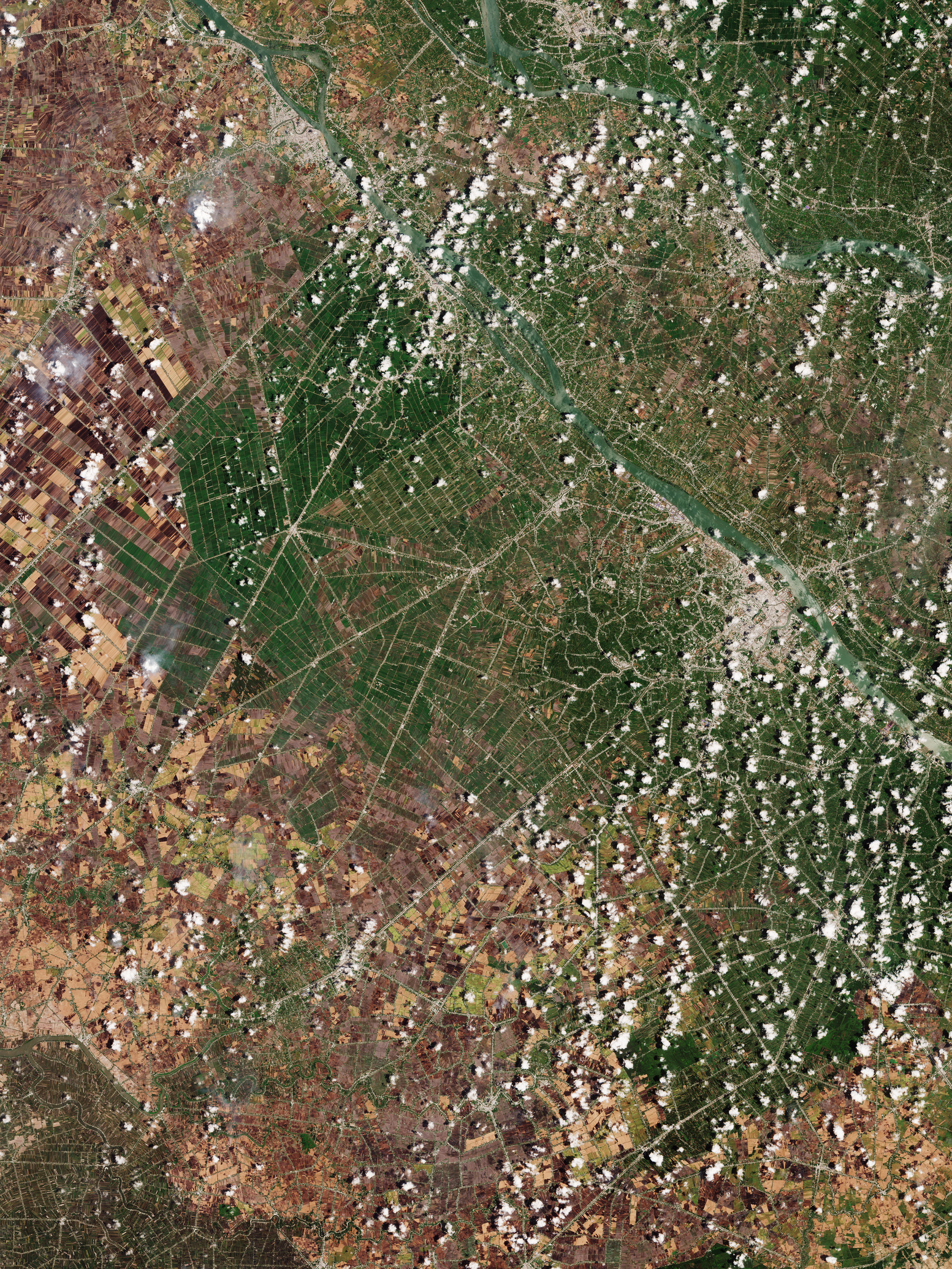 ESA - Immagine della settimana: Il delta del Mekong (21 aprile 2024)