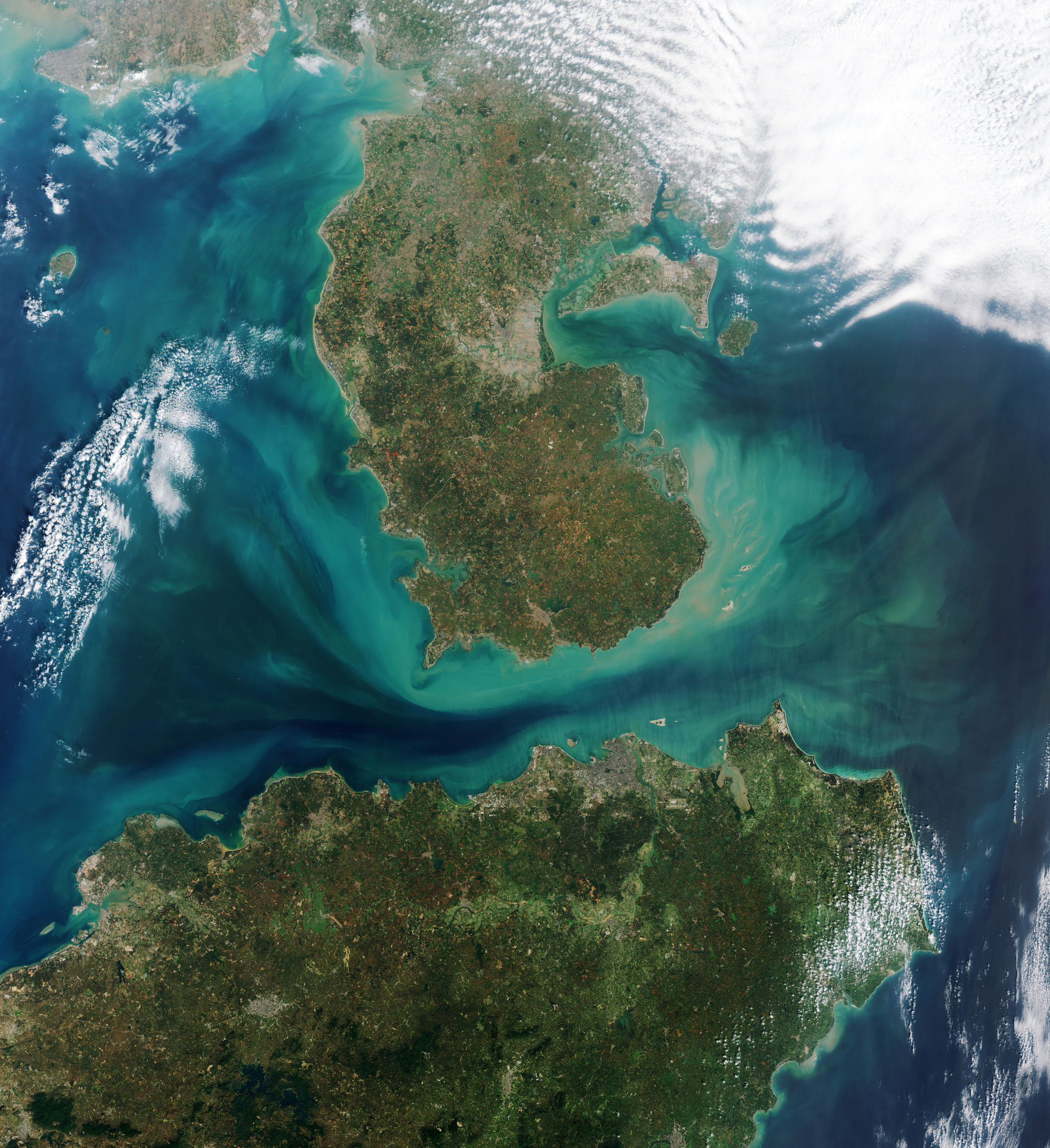 ESA - Immagine della settimana: Stretto di Hainan (14 luglio 2024)