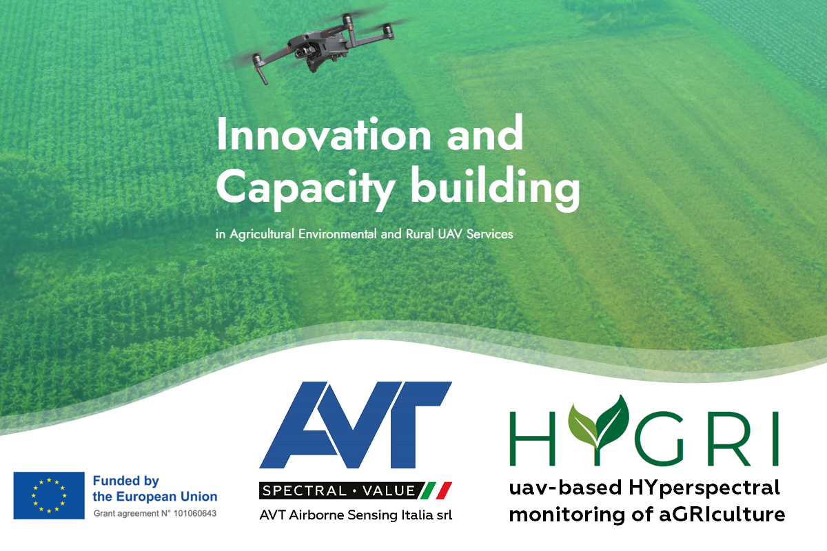 HYGRI: la nuova sfida di AVT Airborne Sensing Italia per il monitoraggio iperspettrale