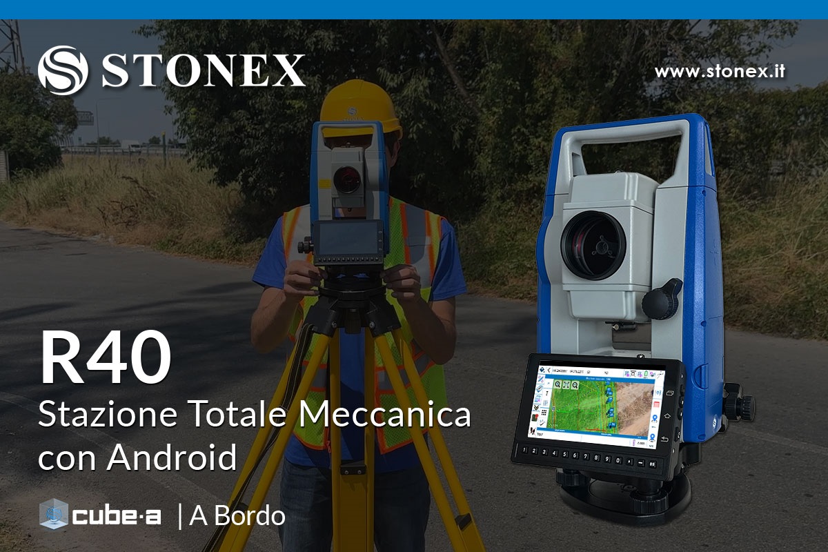 Stonex R40: stazione totale meccanica con sistema Android