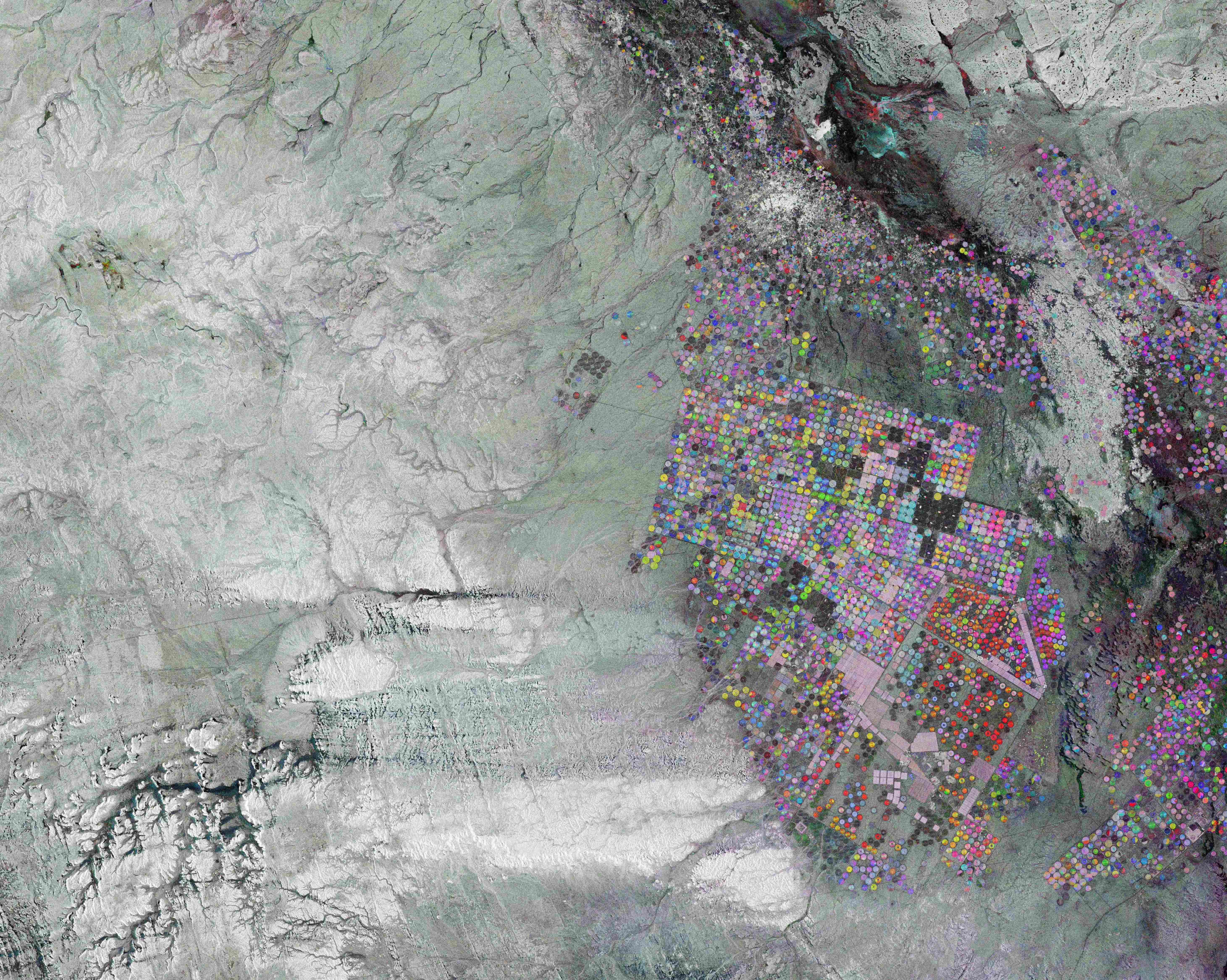 ESA - Immagine della settimana: Cerchi nel deserto (20 luglio 2025)