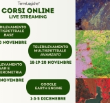 Corsi di Telerilevamento Multispettrale (Base e Avanzato), Telerilevamento SAR, Interferometria e Google Earth Engine
