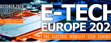 E-Tech Europe 2026 torna a ottobre a BolognaFiere con le tecnologie per la mobilità smart