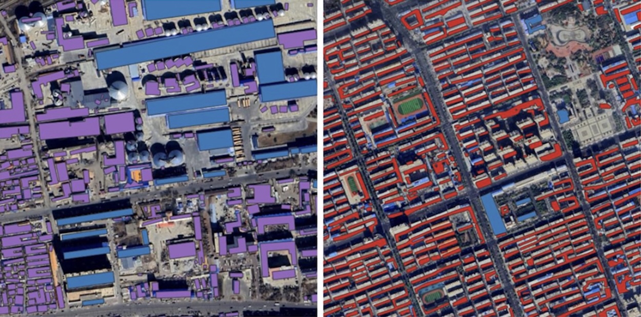 Esempi di poligoni derivati da Global Building Atlas
